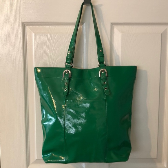 kelly green tote